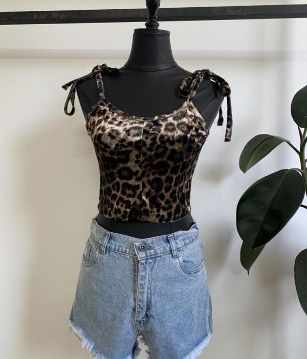 کراپ مخمل سرشونه گره ای