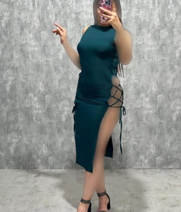 ماکسی ریون آ.حلقه بغل بندی یقه گرد