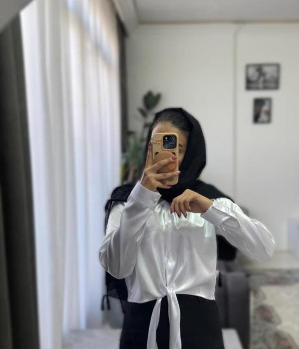 شومیزگره ای ساتن الیکس ناصری