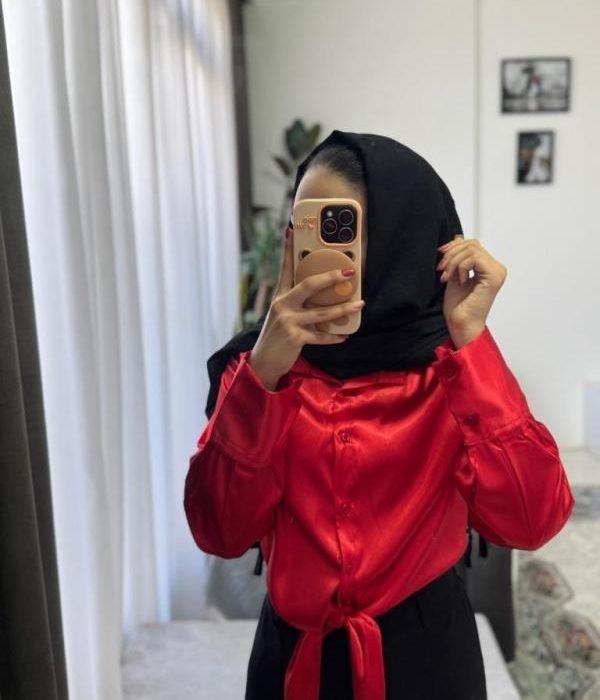 شومیز گره ای ساتن