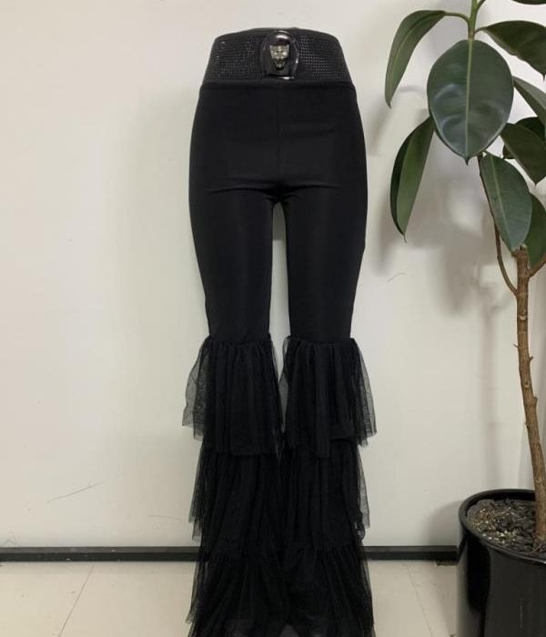 شلوارپایین تورطبقه ای