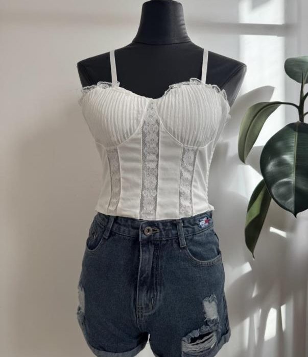 کراپ مجلسی ترکیب گیپوربندی