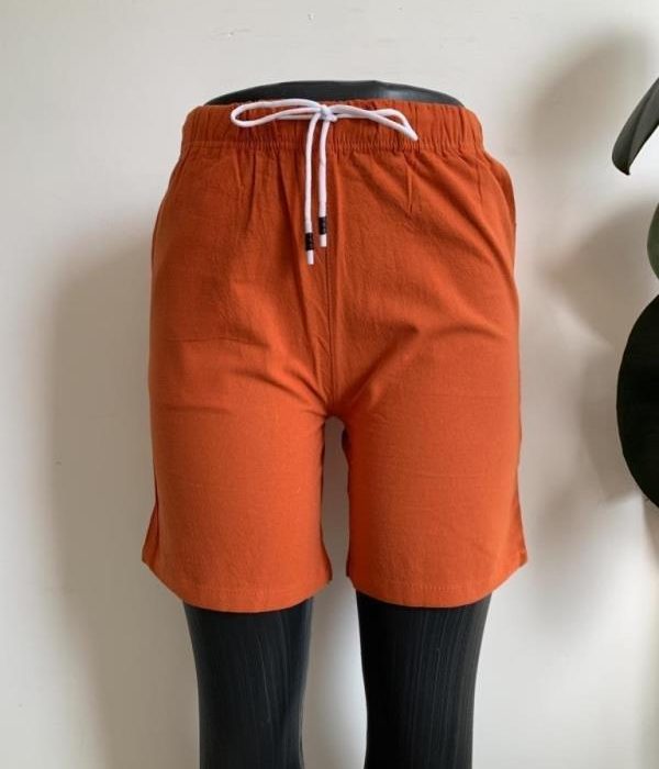 شورتک کتون لینن کمرکش sport