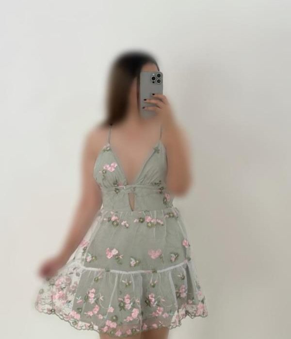 تونیک حریرگلدوزی فلورال