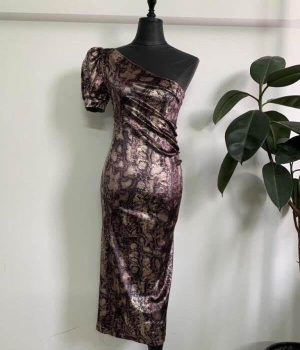 ماکسی رومی آستین کوتاه مخمل