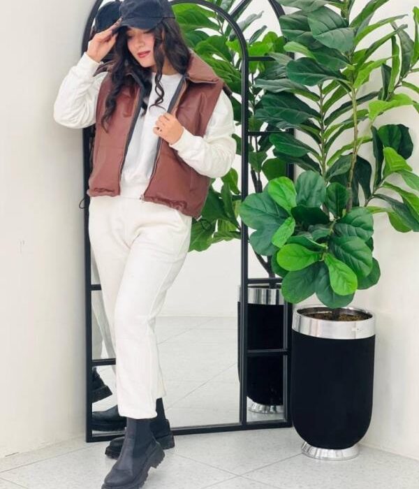 پافرچرم کوتاه ساده