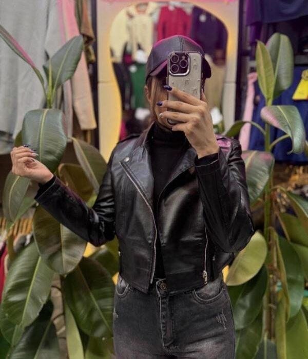 کت چرم جلوزیپ وارداتی