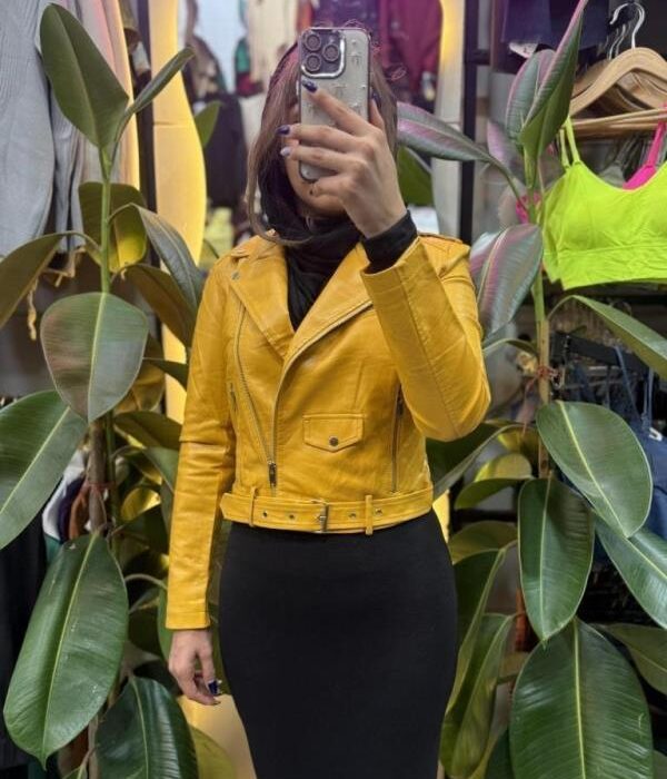 کت چرم زنجیرداروارداتی