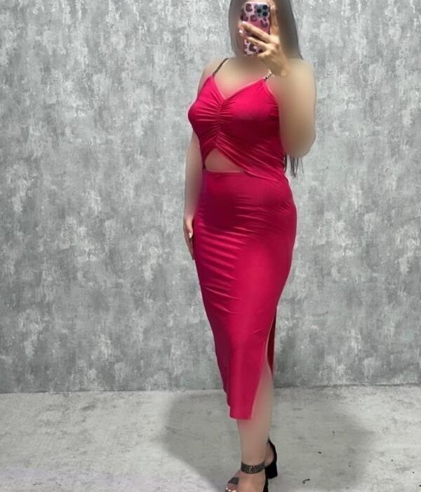 ماکسی ریون سرشونه زنجیرجلوچیندار