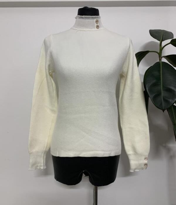 بلوزبافت توکرکی دکمه نگینی