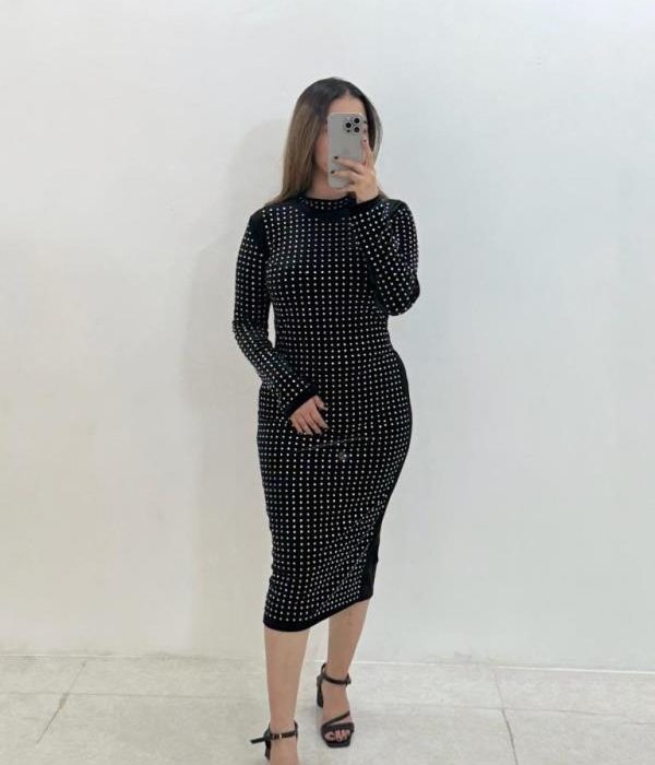 ماکسی مخمل نگین مربع