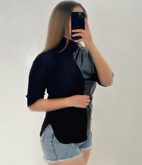 بلوزیقه اسکی ترکیب چرم