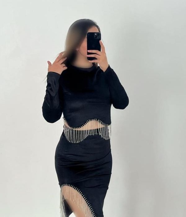 ست کراپ ودامن مخمل آ.بلندریسه نگین