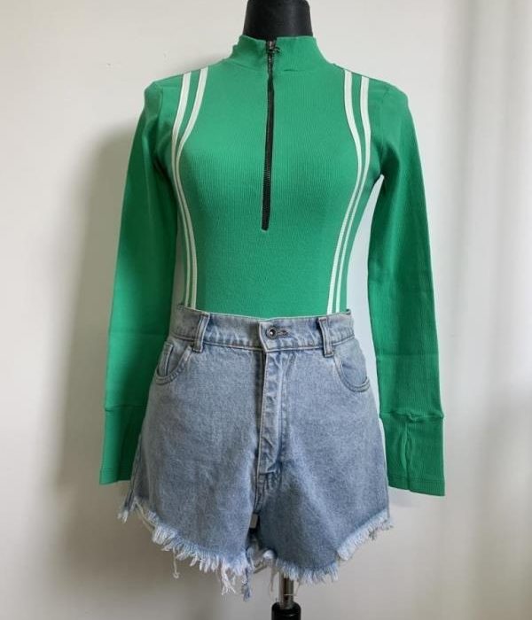 بادی استین.ب جلو زیپ ورزشی