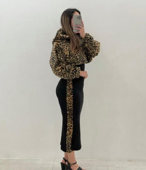 ماکسی بارویه خزطرحدار