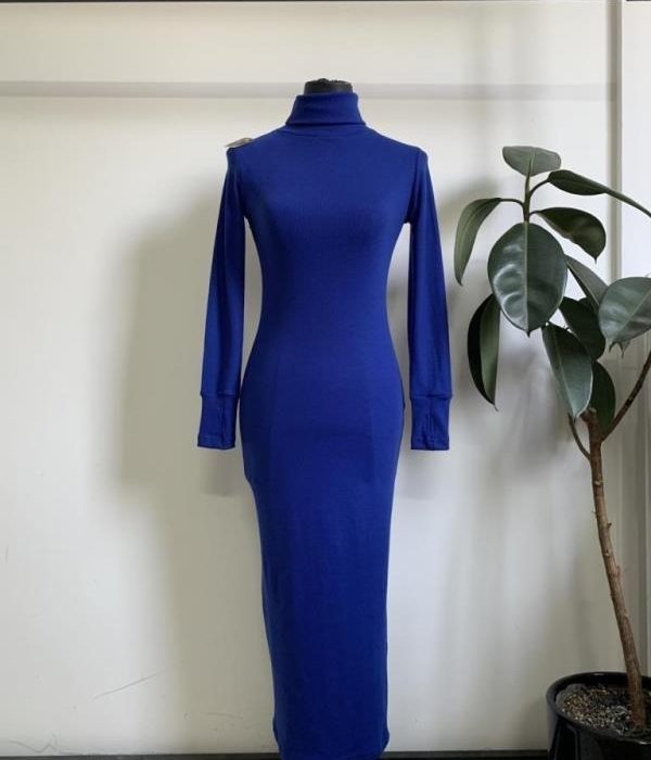 ماکسی اسپان یقه اسکی فینگردار