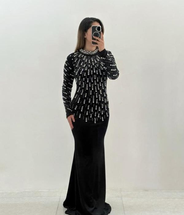 ماکسی مخمل طرح خورشیدی