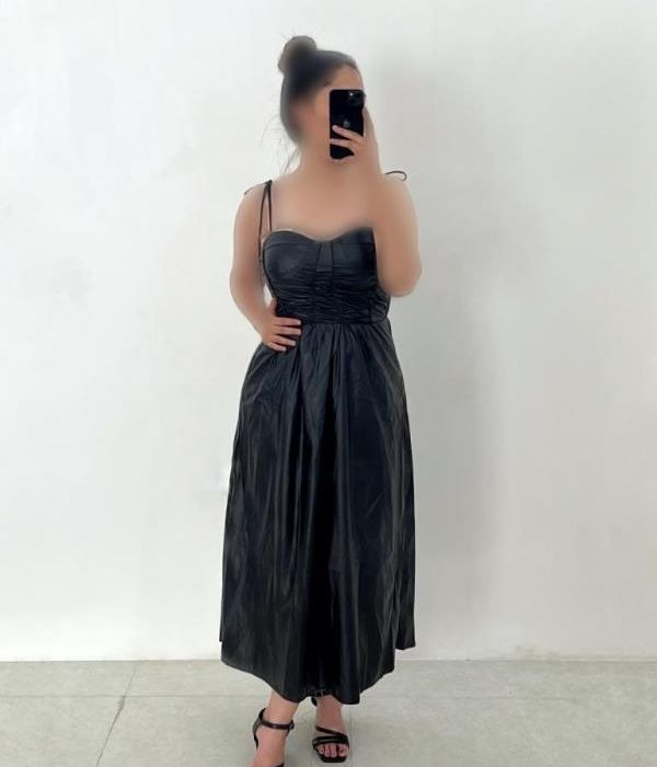 ماکسی چرم کاپدارچیندارسرشونه بندی