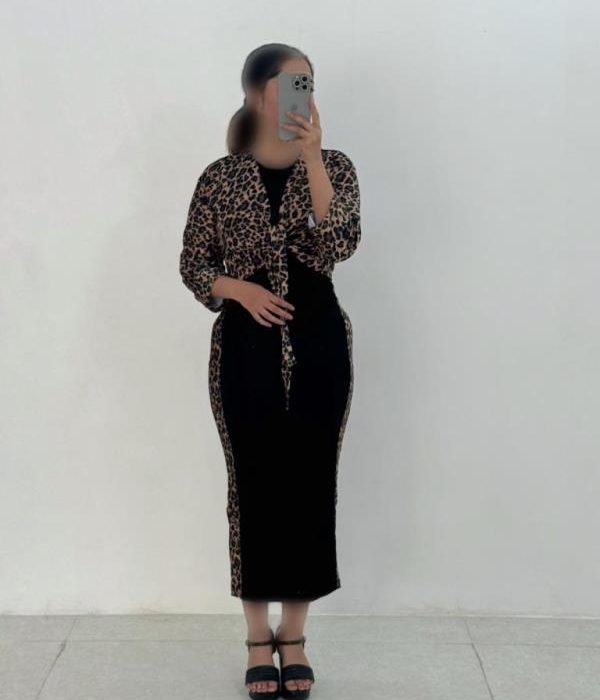 ماکسی با رویه گره ای مخمل