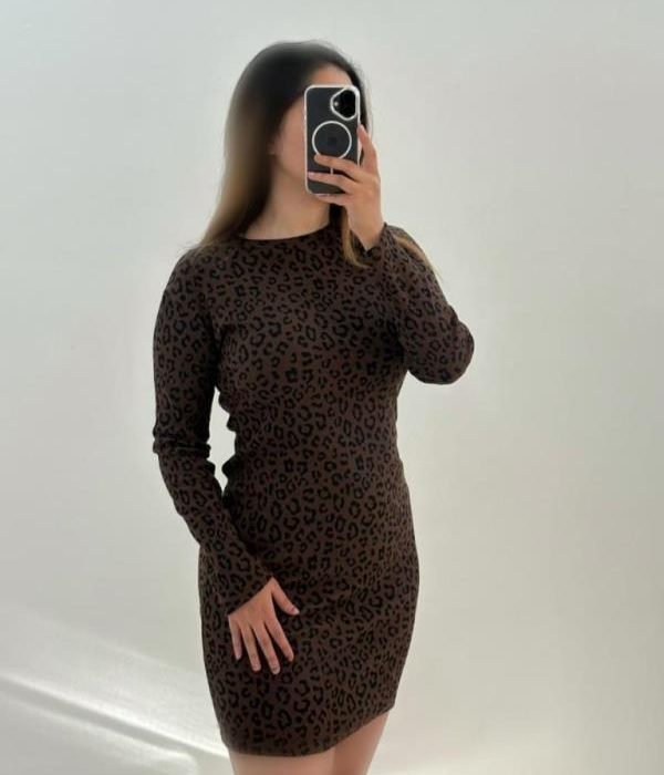 تونیک یقه گردپلنگی ساده