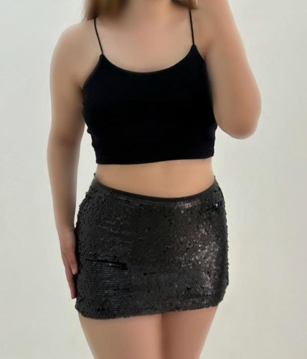 دامن پولکی کوتاه