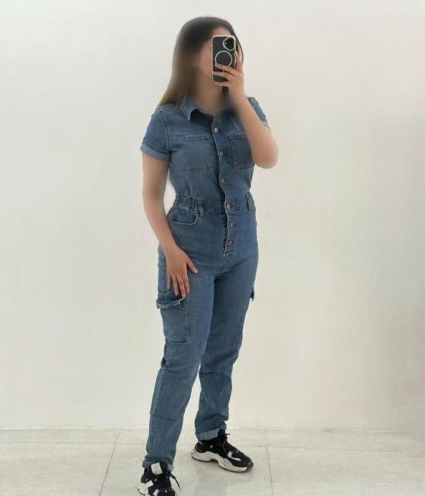 اورال جین آستین کوتاه جلودکمه